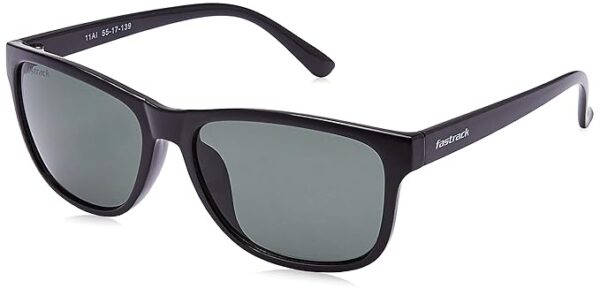 Fastrack Square Sunglasses – Iconic Style with Comfort Brand Overview: Fastrack is one of the most iconic youth brands in India, celebrated for its unbeatable blend of style, attitude, and innovation. From timeless aviators to bold wayfarers, Fastrack offers sunglasses designed for trendsetters—ensuring comfort, standout looks, and reliable UV protection. Product Specifications Frame Size: Small Frame Width: 41 mm Bridge Width: 17 mm Temple Length: 140 mm Frame Dimensions: (41-17-140) mm Frame Style: Square Design & Style Square Frame: Bold, blocky lenses with balanced proportions and slightly softened corners for a modern edge. Face Shape Compatibility: Ideal for round face shapes, offering a striking contrast with their straight lines and structured silhouette.