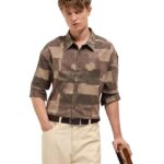 THE BEAR HOUSE Men's Abstract Brushstroke Overshirt
