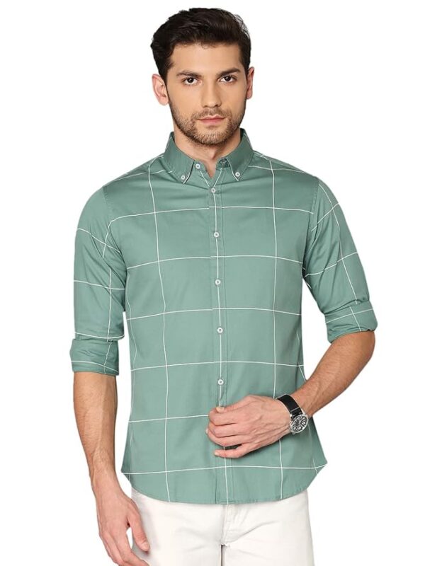 Dennis Lingo Men's Cotton Slim Fit Shirt