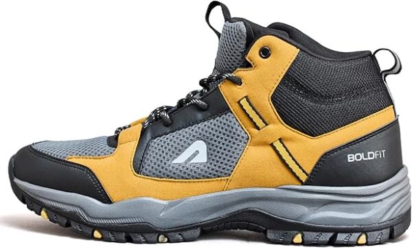 Best Seller Boldfit Trekking Shoes for Men Hiking Shoes for Men for Outdoor High Neck Shoes for Men Anti Skid Boot Shoes for Men for