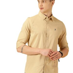Thomas Scott Mens | Full Sleeve | Solid | Slim Fit | 100% Cotton | Button Down Collar | Shirts